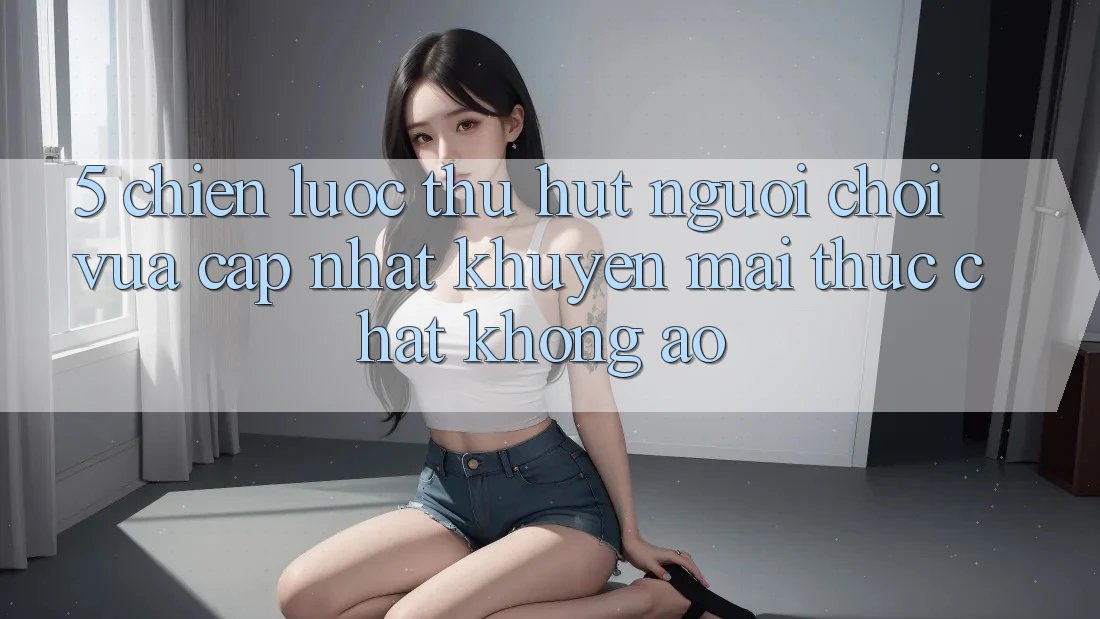 5. Chiến lược Thu Hút Người Chơi Vừa cập nhật: Khuyến Mãi Thực Chất, Không Ảo