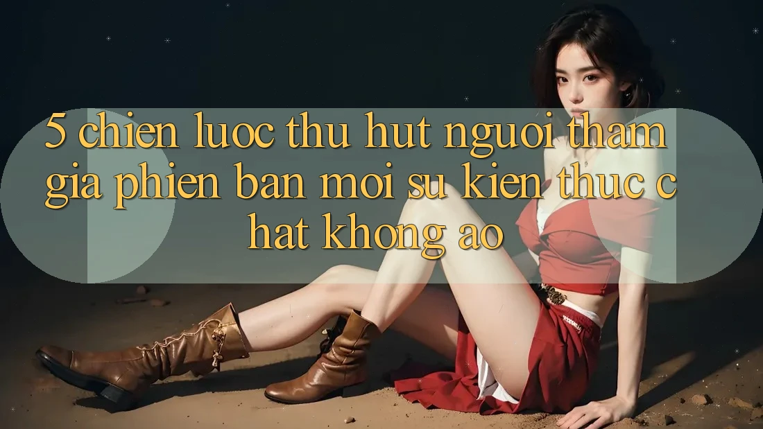 5. Chiến Lược Thu Hút Người tham gia Phiên bản mới: Sự kiện Thực Chất, Không Ảo