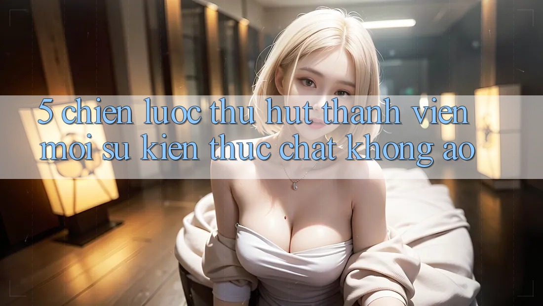 5. Chiến Lược Thu Hút Thành viên Mới: Sự kiện Thực Chất, Không Ảo