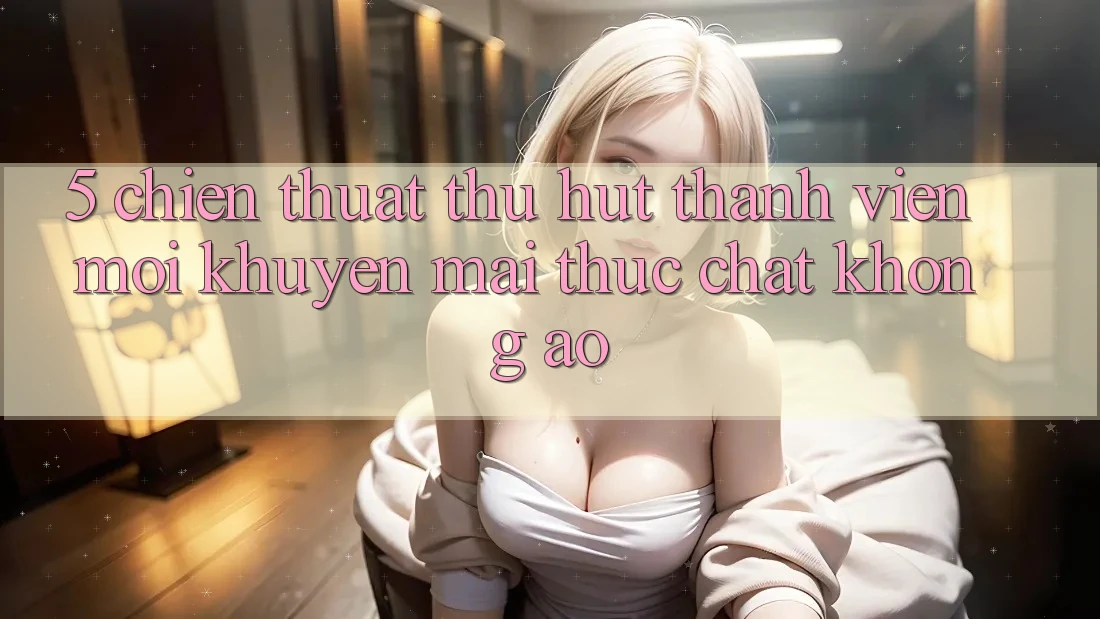 5. Chiến thuật Thu Hút Thành viên Mới: Khuyến Mãi Thực Chất, Không Ảo