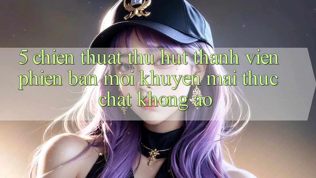 5. Chiến thuật Thu Hút Thành viên Phiên bản mới: Khuyến Mãi Thực Chất, Không Ảo