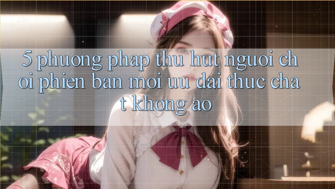 5. Phương pháp Thu Hút Người Chơi Phiên bản mới: Ưu đãi Thực Chất, Không Ảo