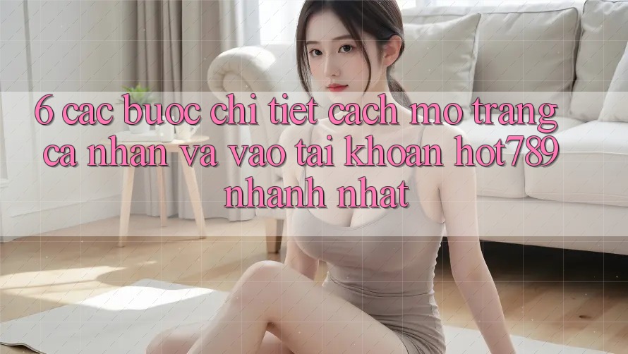 6. Các bước Chi Tiết Cách Mở trang cá nhân Và Vào tài khoản hot789 Nhanh Nhất