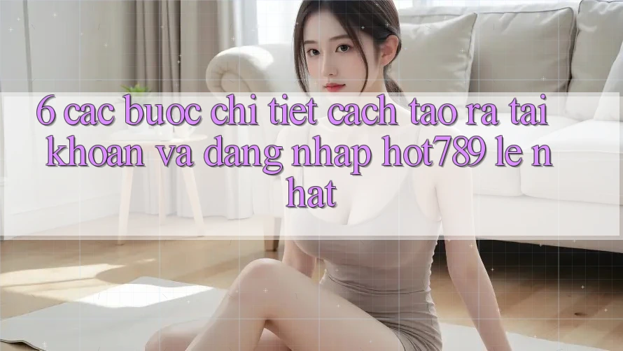 6. Các bước Chi Tiết Cách Tạo ra tài khoản Và Đăng Nhập hot789 Lẹ Nhất