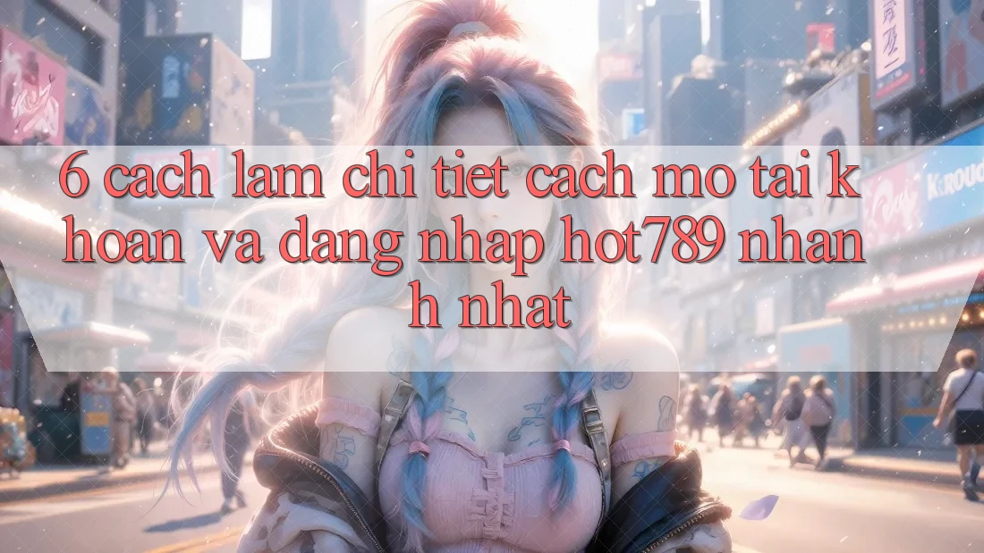6. Cách làm Chi Tiết Cách Mở tài khoản Và Đăng Nhập hot789 Nhanh Nhất