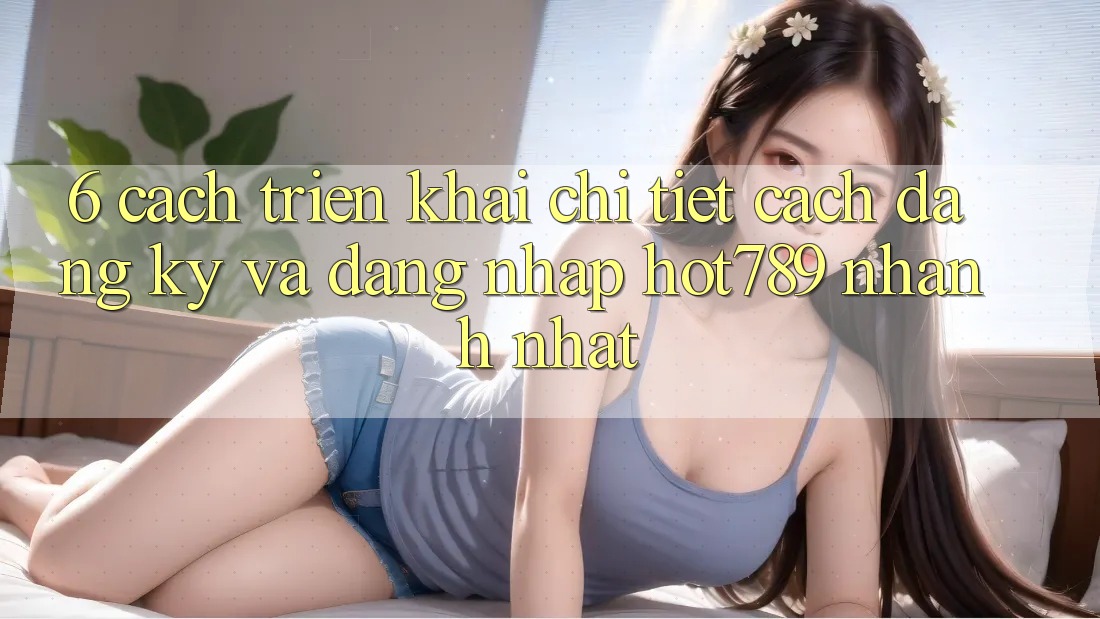 6. Cách triển khai Chi Tiết Cách Đăng Ký Và Đăng Nhập hot789 Nhanh Nhất