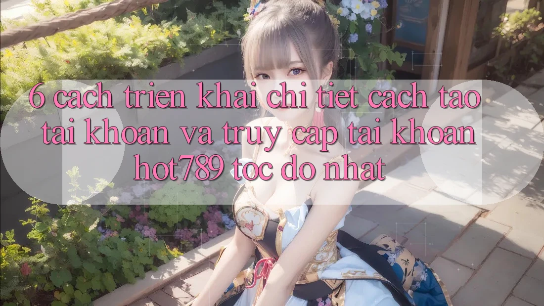 6. Cách triển khai Chi Tiết Cách Tạo tài khoản Và Truy cập tài khoản hot789 Tốc độ Nhất