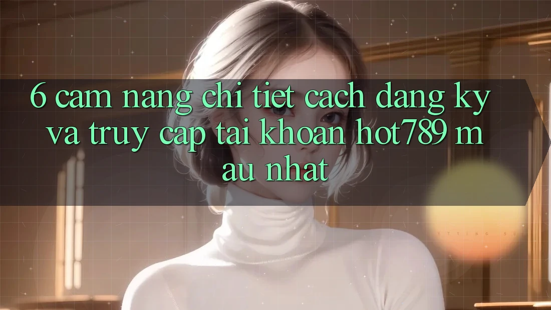 6. Cẩm nang Chi Tiết Cách Đăng Ký Và Truy cập tài khoản hot789 Mau Nhất