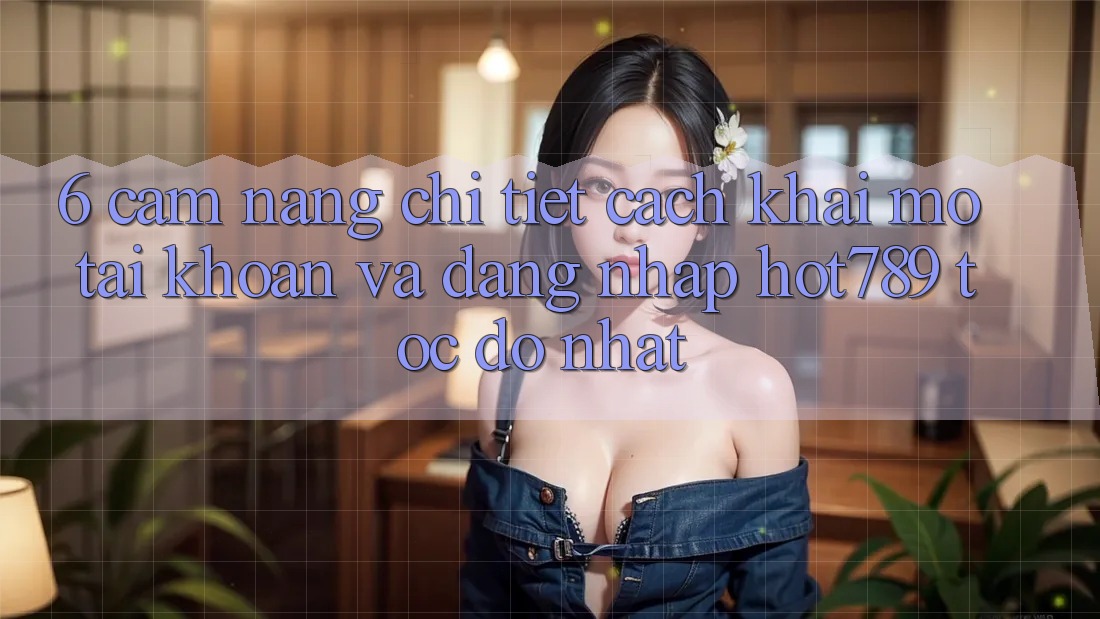 6. Cẩm nang Chi Tiết Cách Khai mở tài khoản Và Đăng Nhập hot789 Tốc độ Nhất
