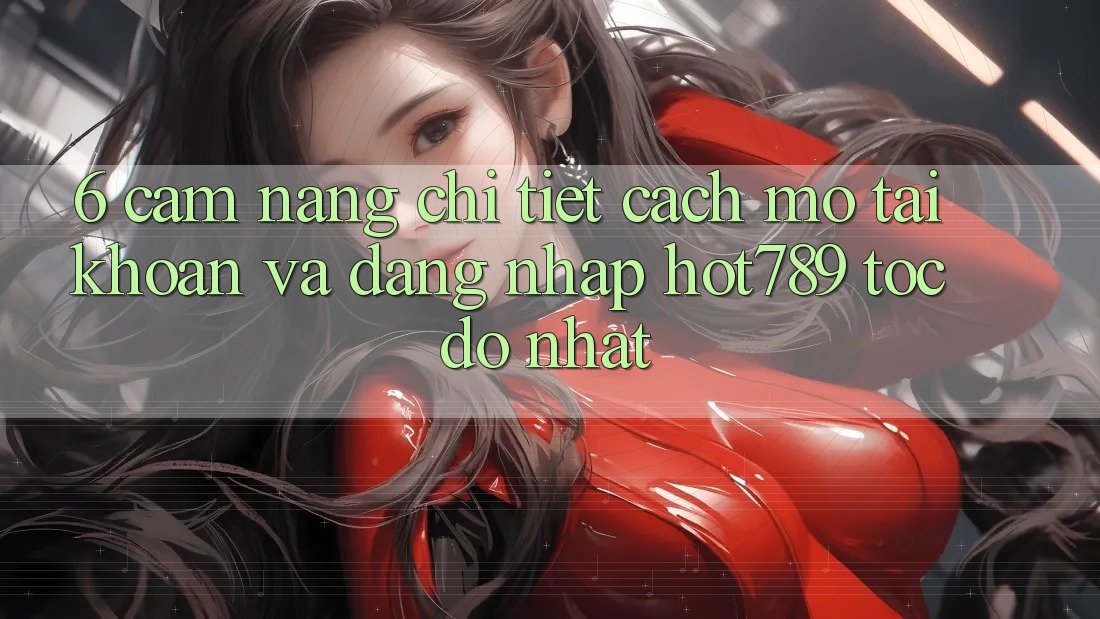 6. Cẩm nang Chi Tiết Cách Mở tài khoản Và Đăng Nhập hot789 Tốc độ Nhất