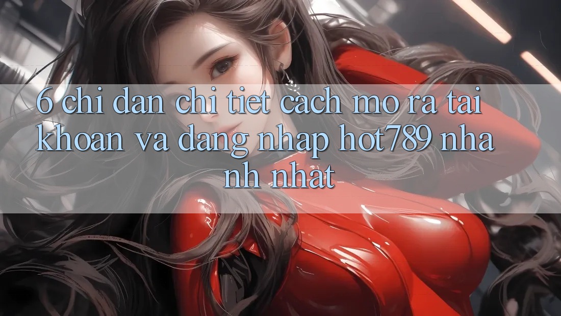 6. Chỉ dẫn Chi Tiết Cách Mở ra tài khoản Và Đăng Nhập hot789 Nhanh Nhất