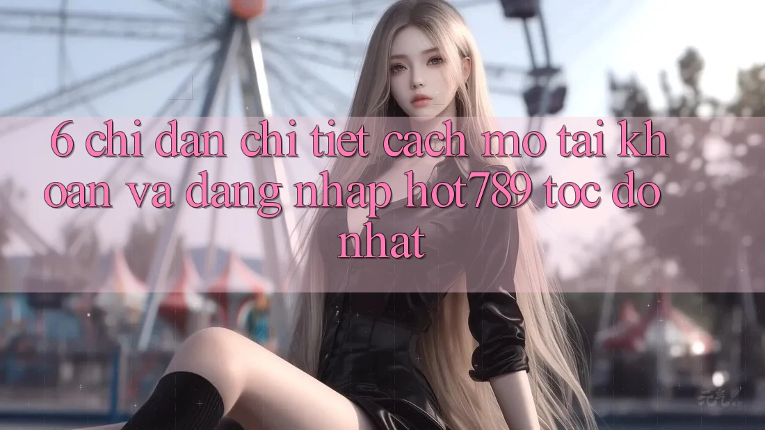 6. Chỉ dẫn Chi Tiết Cách Mở tài khoản Và Đăng Nhập hot789 Tốc độ Nhất