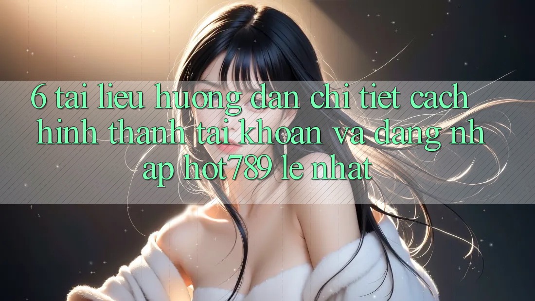 6. Tài liệu hướng dẫn Chi Tiết Cách Hình thành tài khoản Và Đăng Nhập hot789 Lẹ Nhất