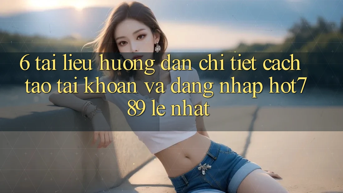 6. Tài liệu hướng dẫn Chi Tiết Cách Tạo tài khoản Và Đăng Nhập hot789 Lẹ Nhất