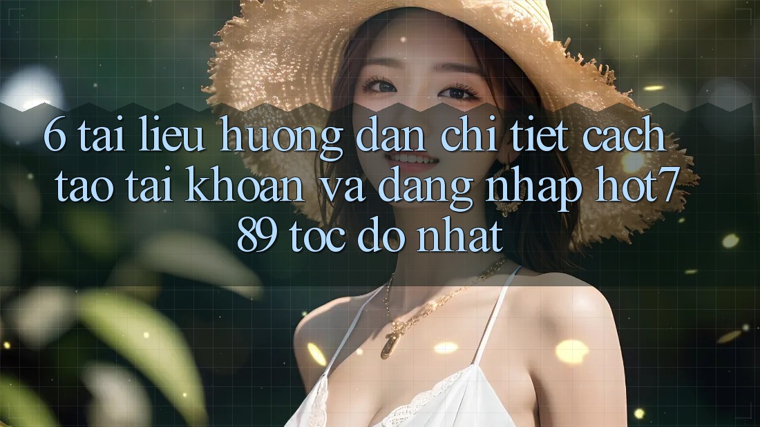 6. Tài liệu hướng dẫn Chi Tiết Cách Tạo tài khoản Và Đăng Nhập hot789 Tốc độ Nhất