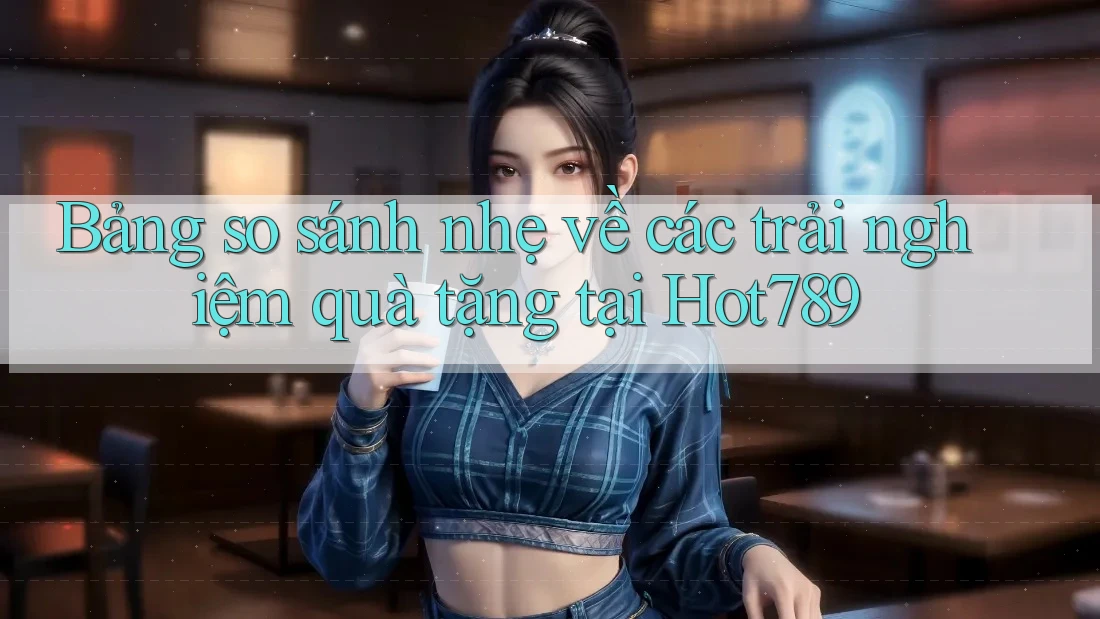 Bảng so sánh nhẹ về các trải nghiệm quà tặng tại Hot789