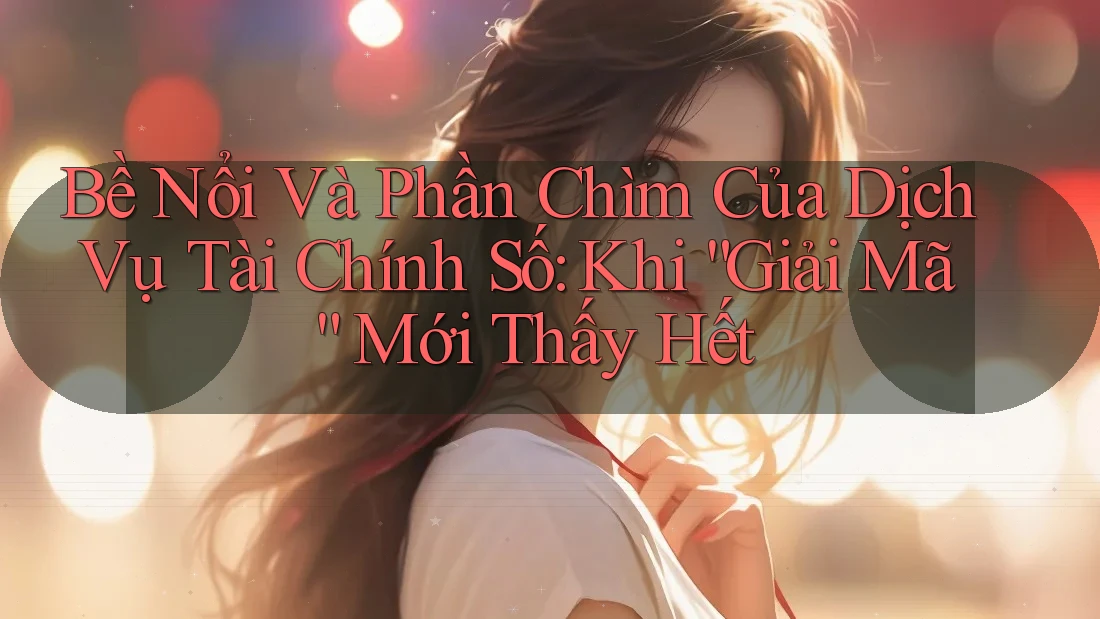 Bề Nổi Và Phần Chìm Của Dịch Vụ Tài Chính Số: Khi “Giải Mã” Mới Thấy Hết