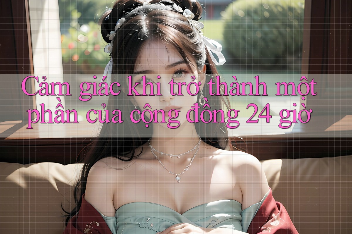 Cảm giác khi trở thành một phần của cộng đồng 24 giờ