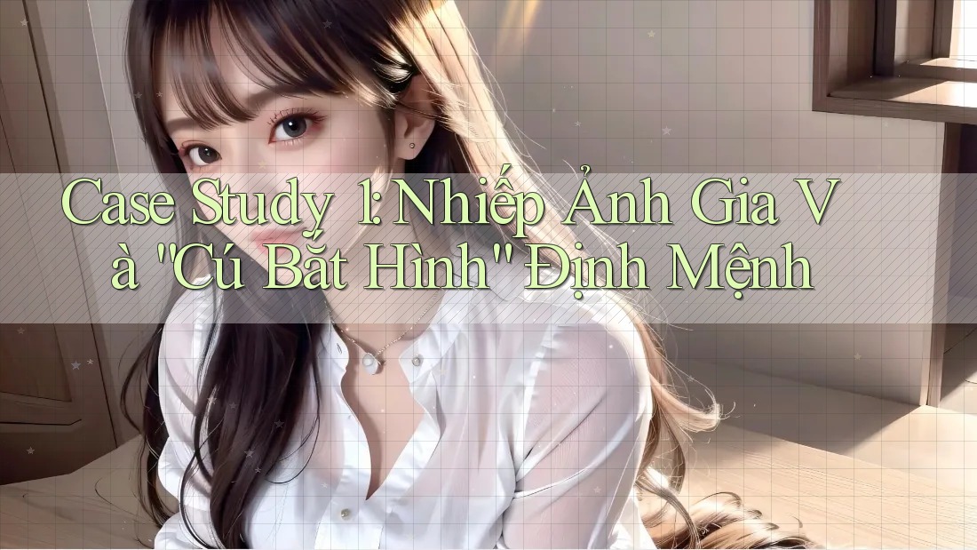 Case Study 1: Nhiếp Ảnh Gia Và “Cú Bắt Hình” Định Mệnh