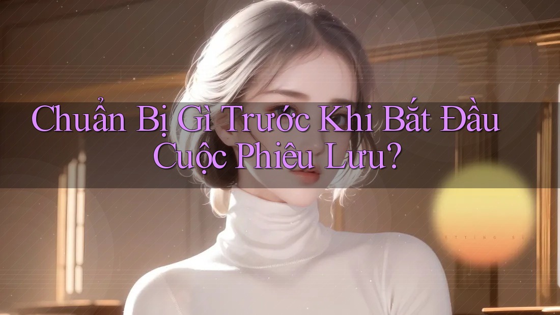 Chuẩn Bị Gì Trước Khi Bắt Đầu Cuộc Phiêu Lưu?