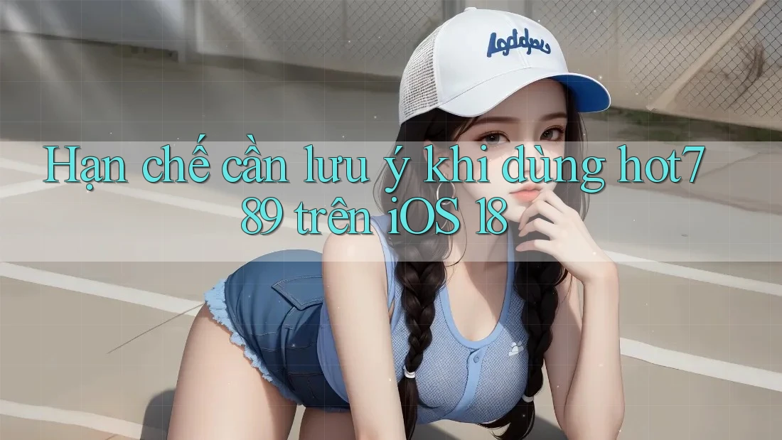 Hạn chế cần lưu ý khi dùng hot789 trên iOS 18