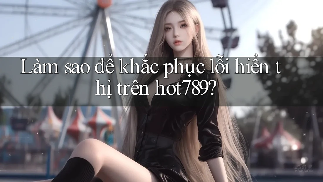 Làm sao để khắc phục lỗi hiển thị trên hot789?