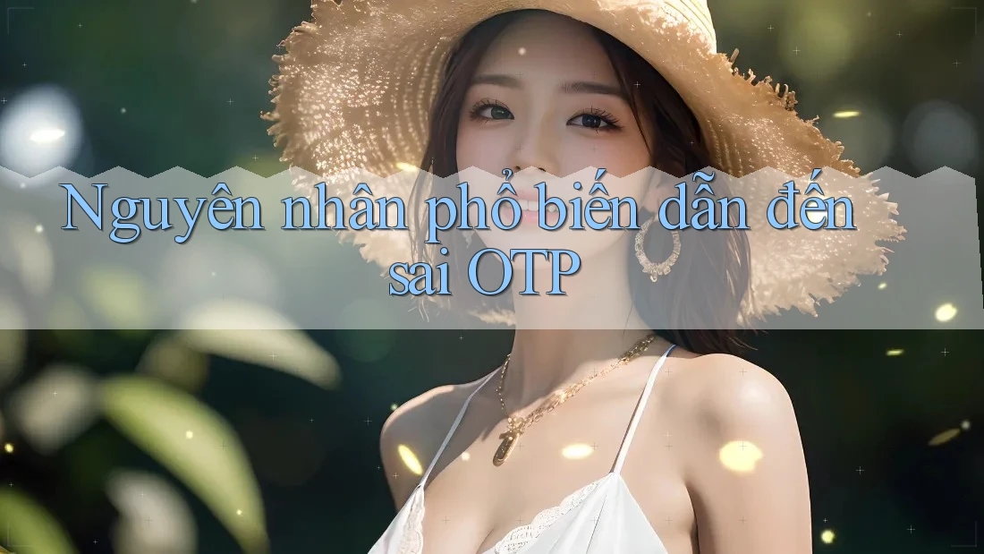 Nguyên nhân phổ biến dẫn đến sai OTP