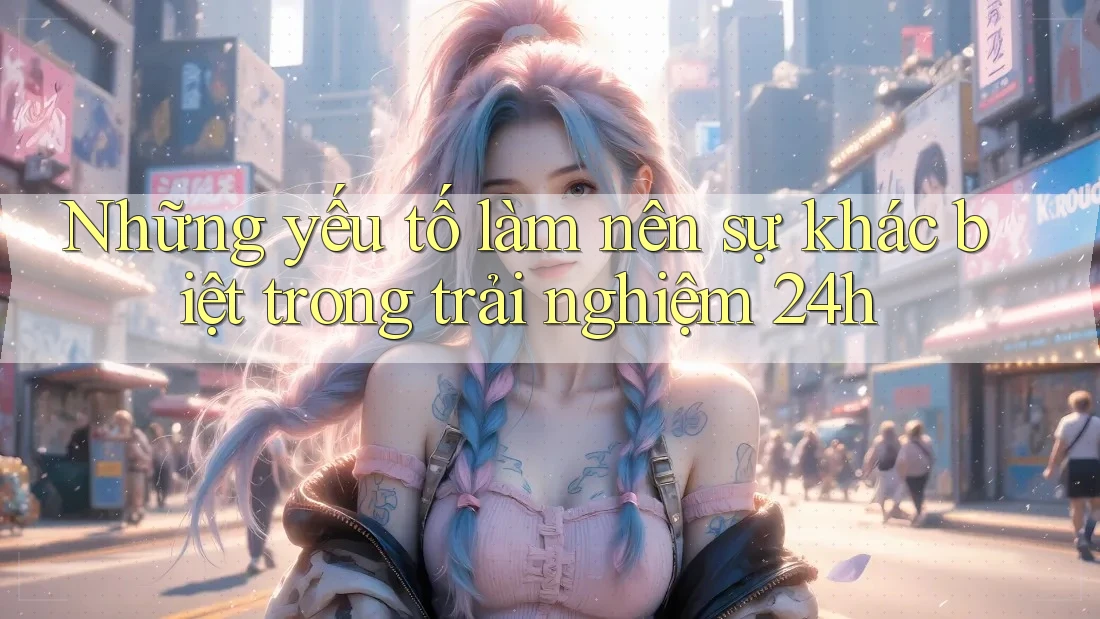 Những yếu tố làm nên sự khác biệt trong trải nghiệm 24h