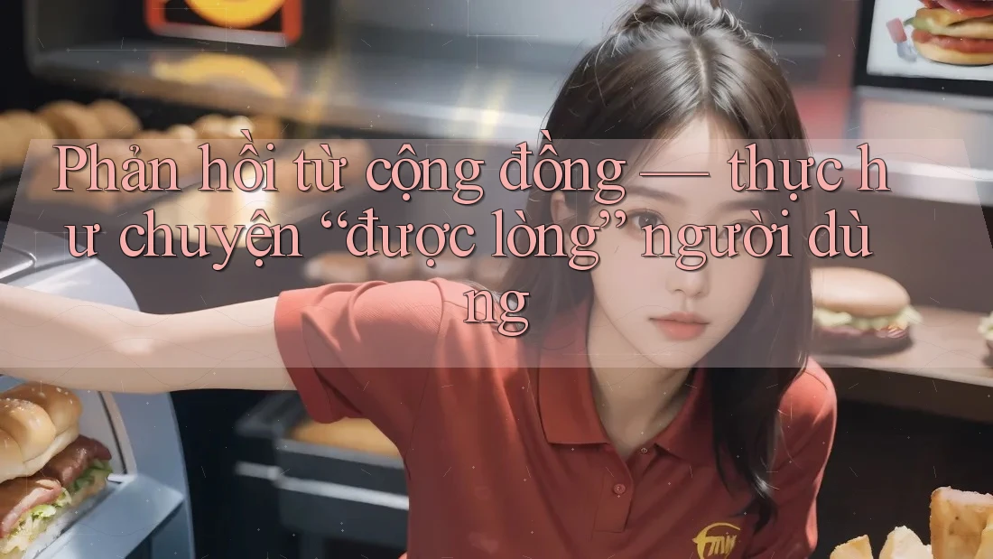 Phản hồi từ cộng đồng — thực hư chuyện “được lòng” người dùng