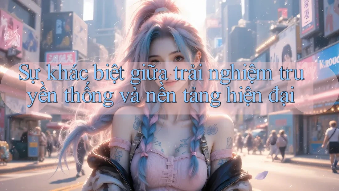 Sự khác biệt giữa trải nghiệm truyền thống và nền tảng hiện đại