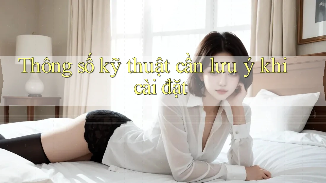 Thông số kỹ thuật cần lưu ý khi cài đặt