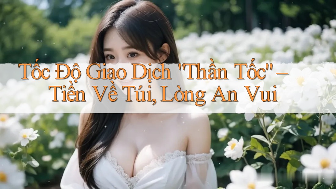 Tốc Độ Giao Dịch “Thần Tốc” – Tiền Về Túi, Lòng An Vui